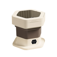Mini-lave-linge pliable et portable pour dortoir, voyage, sous-vêtements et chaussettes