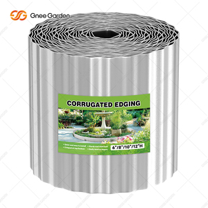 10" X 50Ft Custom Rusted Corrugated Metal <b>Garden</b> <b>Edging</b> for Lawn Flower Bed & Fence - Product Image 1