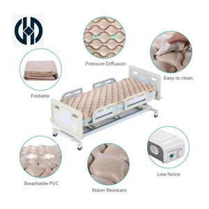 Anti bedbeddecubitus alternatif basınç için tıbbi yatak hava yatağı hastane yatağı küresel dalga için - Product Image 5