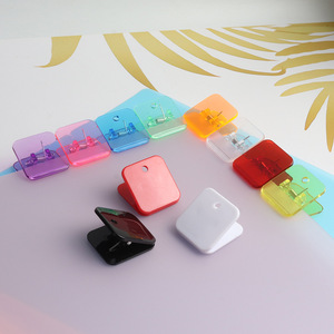 Clips de reliure carrés en plastique haute résistance rouge et blanc, clips à ressort pour usage domestique, vente chaude - Product Image 2