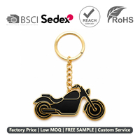 Porte-clés personnalisé en métal émaillé, breloque moto Cruiser, pendentif motard, MOQ 50 pièces, pour cadeau de motard