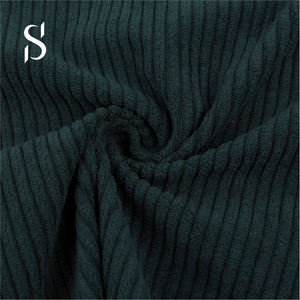 40 + Couleurs 100% Polyester 5 Wales 290gsm Tissu de siège en velours côtelé pour canapé - Product Image 4