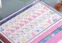 Set Mahjong Mewah Kustom Kelas Atas Amerika, Ubin Akrilik Lipat, Penggeser Premium Ramah Lingkungan, Warna Pink, Untuk 4 Pemain, Santai & Pesta