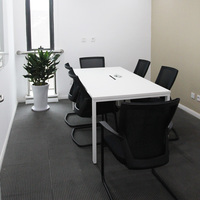 2025 conception d'échantillon européen Table de négociation commerciale certification de bureau petite salle de réunion personnalisée