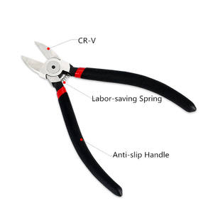 Alicates de Corte <span class=keywords><strong>Diagonal</strong></span> YTH-725 de 5 Pulgadas, de Acero CRV Eléctrico, con Agarre Cómodo, para Manualidades, Fabricación de Joyas, Cortador de Plástico - Product Image 1