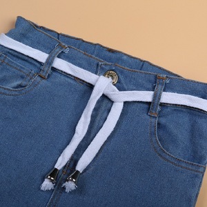 Vêtements pour enfants en gros, t-shirt rayé à manches longues pour bébé, ensemble de vêtements pour enfants, jeans pour filles - Product Image 5