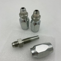 16717 américain Jic mâle raccord de tuyau siège de cône de 74 degrés connexion de tuyau en acier inoxydable raccords de tuyau hydrauliques réutilisables
