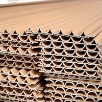 Modern Ekolojik Ahşap Büyük Duvar Levhası Bambu PVC Duvar Paneli Tavan Asma Izgarası Dekoratif Izgara