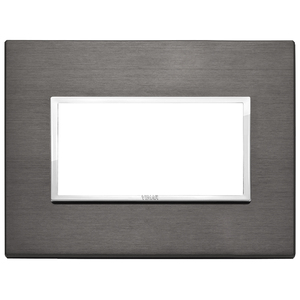 Vimar Lava Grey Wall <b>Plate</b> 15.35x11.6x1.85 Cm For <b>Switches</b> - Product Image 1