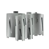 DIAMTOOL Scie cloche diamantée sinterisée professionnelle 120 mm pour perçage à sec du béton, de l'acier et du marbre