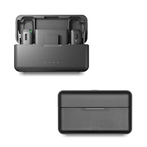 Microphone JHDDJI, portée de transmission de 250 m, enregistrement double canal, jusqu'à 14 h de mémoire embarquée, portable et compact, large compatibilité - Product Image 3