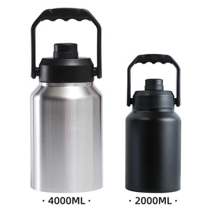 Termo <span class=keywords><strong>de</strong></span> Acero Inoxidable <span class=keywords><strong>de</strong></span> Doble Pared con Aislamiento al Vacío, Personalizado, <span class=keywords><strong>de</strong></span> Medio Galón (64 oz), Portátil, para Camping - Product Image 2