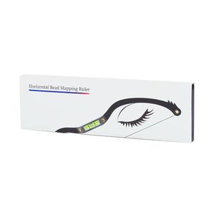 Regla de Líneas de Plástico Preentintada Negra para Mapeo de Cejas, Herramienta para Maquillaje Permanente - Product Image 3