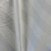 Hotel Pillow Quilt Sheet Weiße Stoffst reifen Stoff 100% Baumwolle Stoff Sonder anfertigung Fabrik preis 3cm Satin streifen