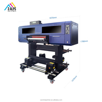 Imprimante UV DTF automatique 3ALPS A1 60 cm pour autocollants, étiquettes, impression personnalisée de films de transfert AB