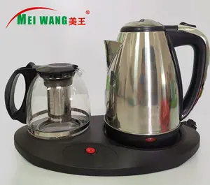 Meiwang Pabrik Dijual Hot Drop Pengiriman Di Saham Teh Pot Set Ketel Listrik dengan Nampan