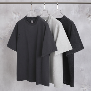 T-shirt da uomo in cotone 100% lavorato a maglia, stile nuovo 2026, di alta qualità, firmata, alla moda, stampata, casual, sportiva - Product Image 2
