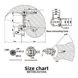 Robot Industrial de Seis Ejes Bronte para Soldadura, Manipulación de Materiales, Carga/Descarga de Herramientas; Manipulador Servo Multiarticulado - Product Image 3