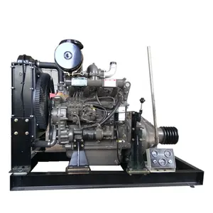 4 Cilinder Dieselmotor Diesel Motor Met Koppeling En Pully