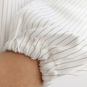 Macacão Antiestático Branco com Faixa de 5mm Todos os Tamanhos Vestuário <span class=keywords><strong>ESD</strong></span> para Sala Limpa Roupas de Segurança - Product Image 5