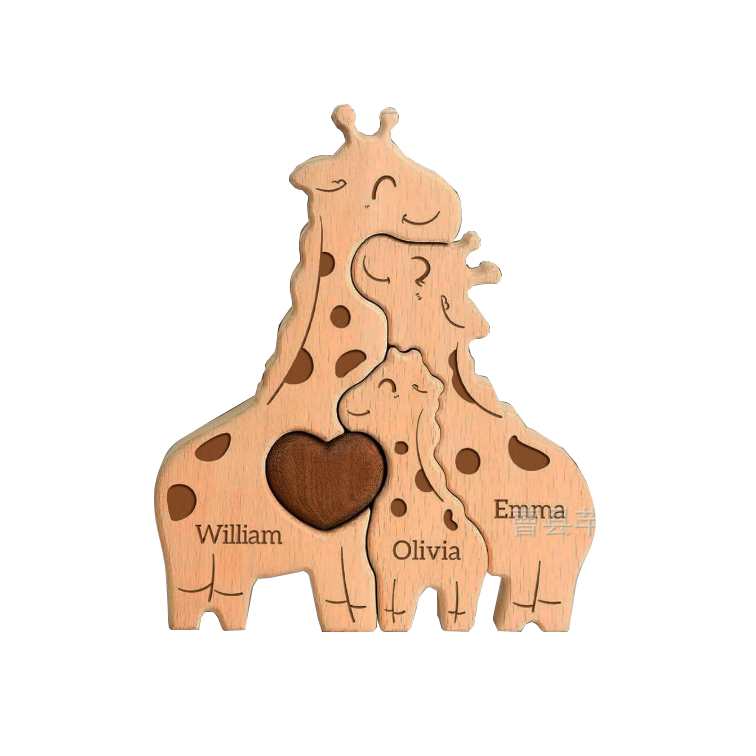 amazon rompecabezas de jirafa de madera