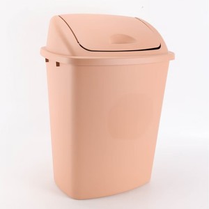 Heavy-duty Plastic <strong>Bin</strong> with Lid for Indoor/Outdoor Use Recycling <strong>Bin</strong> with Swing-Top Lid - Product Image 2