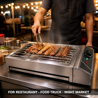 Barbecue électrique de qualité supérieure personnalisé pour les équipements de restaurants professionnels et commerciaux