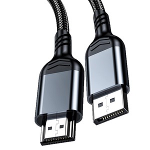 Pengqiao Dp To Hdmi Cable 2.0 4K Male To Male For Computer Monitor <b>Tv</b> Graphics Card Adapter With Nylon <b>Wire</b> - Product Image 4