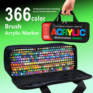 ปากกาอะคริลิคกวงหนา 8101 360 สี ปากกาหัวนิ่มแบบน้ำ สำหรับงาน DIY ระบายสีตัว วาดภาพ กราฟฟิตี พร้อมกล่องของขวัญแบบกำหนดเอง - Product Image 5