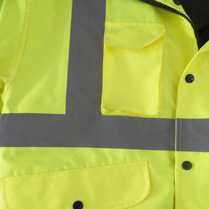 Áo Khoác An Toàn Phản Quang Có Mũ Hi Viz Màu Vàng - Product Image 4