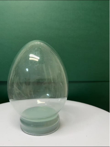 <span class=keywords><strong>Kit</strong></span> de bricolage pour faire soi-même un globe à neige durable en verre et résine en forme d'œuf ovale transparent - Product Image 1