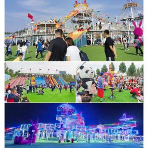 Parcours aquatique à cordes, équipement <span class=keywords><strong>de</strong></span> parc d'attractions non motorisé avec obstacles d'aventure pour aire <span class=keywords><strong>de</strong></span> jeux extérieure et camping - Product Image 3