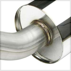 Catback ống xả Hệ thống 4 inch beveled tip <span class=keywords><strong>Muffler</strong></span> cho 12-15 Honda Civic <span class=keywords><strong>Si</strong></span> 2.4 4DR 13 14 - Product Image 4