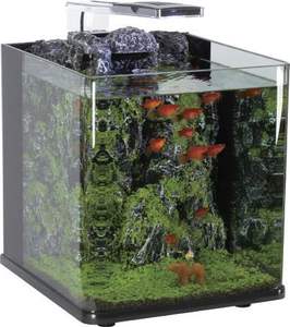 Élégant Nano Cube Rectangulaire De Bureau Fish Tank <span class=keywords><strong>Aquarium</strong></span> 220V En Plastique Petit <span class=keywords><strong>Design</strong></span> Carré avec Type D'éclairage Emballage En Boîte - Product Image 3