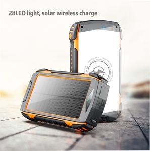 Shenzhen produrre Esterna Impermeabile Ip67 26800Mah Powerbank PowerBank Solare Senza Fili Per Tutto Il Telefono Mobile di <span class=keywords><strong>ricarica</strong></span> veloce - Product Image 6