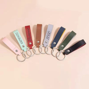 Custom New Style Diy Pu Leather <b>Keychain</b> With Various Shapes Transparent Photo Frame <b>Keychain</b> - Product Image 3