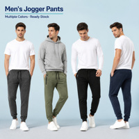 Pantalon de jogging chaud en polaire pour homme, taille élastique, cordon de serrage, poches zippées, polyester et coton, hiver, tailles S-3XL, stock en gros