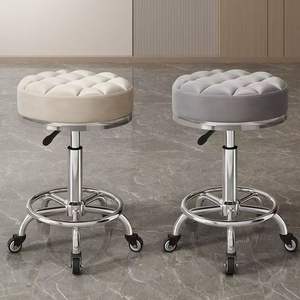 Silla de Salón Moderna y Resistente de PU con Ruedas Giratorias y Elevables para Hogar, Oficina, Apartamento y Hotel - Product Image 6