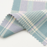Siap Kirim Kain Katun 100% Combed Pastel Tartan Plaid Berbahan Katun Brushed Lembut Motif Kotak-kotak untuk Rok Anak Perempuan