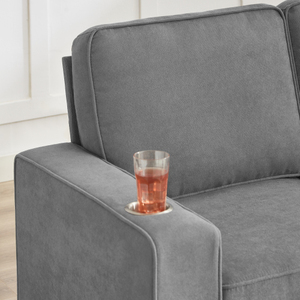 Juego de Sofás de Pana para Sala de Estar, Sofás Cuadrados para Apartamento, Hotel, Villa, un Solo Asiento, Lujoso, Cc-W1359P215068 (Nuevo) Cc, Precio de Fábrica - Product Image 2