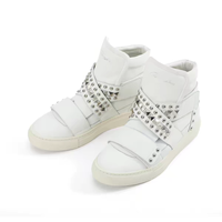 Nouvelles baskets montantes sportives respirantes à plateforme avec rivets multi-bandes et fermeture Velcro, design 2026, avec rembourrage léger pour un style urbain