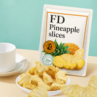 Tranches de mangue lyophilisées directes d'usine, collation croustillante de fruits tropicaux, vente en gros, fournisseur OEM, exportation, Halal, prêtes à l'emploi
