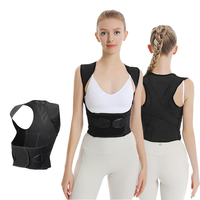 Correcteur de posture réglable pour clavicule, soutien dorsal pour soulager la douleur et la protection