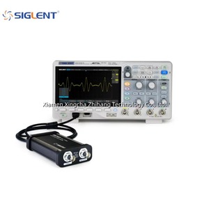 Siglent Oscilloscope numérique 2 canaux SDS1104X-E 100 MHz 200 MHz, Oscilloscope à superphosphore 4 canaux avec décodeur standard, Gris - Product Image 2