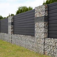 Clôtures de jardin personnalisées au design moderne, panneaux décoratifs en aluminium pour clôture, panneaux de clôture intimité en acier résistant à la décomposition pour extérieur