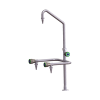 Équipement de laboratoire Utilisation en laboratoire Robinet/robinet d'eau résistant aux produits chimiques Robinet d'évier de laboratoire Plastique industriel PP Accessoires scolaires Acheter à l'école