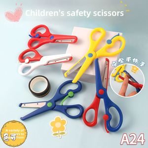Factory Spot Student Safety Hand Cut Head <b>Children</b> DIY Paper Cutting Stationery Anti-Pinch Blade-Free - Product Image 3