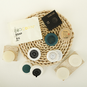 Gel douche et savon de forme originale personnalisés pour hôtel 5 étoiles de luxe, emballage éco-responsable - Product Image 5