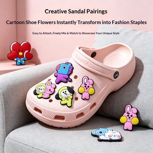 Fornitura Diretta dalla Fabbrica: Charm per Scarpe a Forma di Animali Cartoon, in PVC Stampato a Goccia, Accessori Moda Fai-da-te per Zoccoli da Spiaggia - Stile Clog Charm - Product Image 2