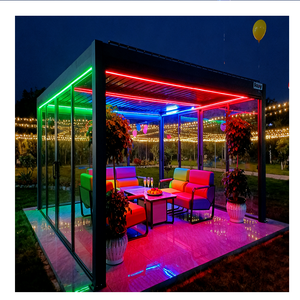 Pérgola de Aluminio Resistente con Sistema de Control Inteligente para Hoteles y Resorts - Product Image 1